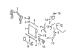 Diagram for Mercedes-Benz S63 AMG Radiator - 221-500-32-03