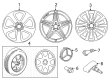 Diagram for Mercedes-Benz GLC300 Alloy Wheels - 253-401-53-00-64-7Y51
