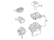 Diagram for Mercedes-Benz SL63 AMG Shift Knob - 231-267-00-00-8R01
