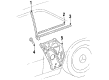 Diagram for Mercedes-Benz 300CE Weather Strip - 124-670-05-38