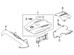 Diagram for Mercedes-Benz AMG GT Engine Cover - 190-520-00-22