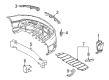 Diagram for Mercedes-Benz AMG GT Black Series Air Duct - 190-885-53-04