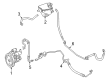 Diagram for Mercedes-Benz SLC300 Power Steering Hose - 172-460-09-00