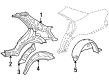 Diagram for Mercedes-Benz 500SEL Wheelhouse - 140-637-02-76