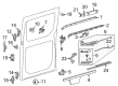 Diagram for Mercedes-Benz Sprinter 3500XD Door Check - 910-733-02-00