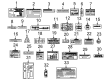 Diagram for Mercedes-Benz CLK320 Emblem - 004-584-73-38