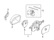 Diagram for Mercedes-Benz C280 Car Mirror - 203-810-75-76