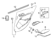 Diagram for Mercedes-Benz GLA250 Armrest - 176-730-18-00-64-8Q85