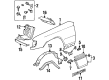 Diagram for Mercedes-Benz E320 Emblem - 201-817-13-20