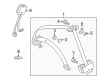 Diagram for Mercedes-Benz CL55 AMG Seat Belt - 215-860-17-85-7D50