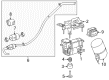 Diagram for Mercedes-Benz GLE300d Air Suspension Compressor - 166-320-01-04-80