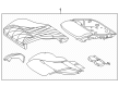 Diagram for Mercedes-Benz AMG GT 55 Seat Cushion - 232-910-90-05-8V48