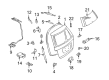 Diagram for Mercedes-Benz GL350 Liftgate Lift Support - 164-740-05-45