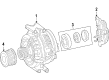 Diagram for Mercedes-Benz SLK300 Voltage Regulator - 003-154-99-06-80