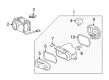 Diagram for Mercedes-Benz E300 Daytime Running Lights - 208-820-04-56