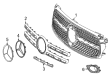 Diagram for Mercedes-Benz GLB250 Grille - 247-888-02-00