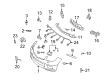 Diagram for Mercedes-Benz C63 AMG Bumper Cover - 204-885-51-25-9999