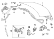Diagram for Mercedes-Benz E53 AMG Door Lock Actuator - 295-906-86-00