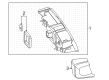 Diagram for Mercedes-Benz S63 AMG E Performance Back Up Light - 223-906-29-00