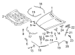 Diagram for Mercedes-Benz CLE53 AMG Door Screws - 000000-003648