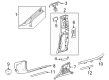 Diagram for Mercedes-Benz EQS 450 SUV Pillar Panels - 296-690-36-00-1D03