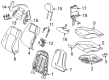 Diagram for Mercedes-Benz C280 Seat Cushion - 203-910-14-50