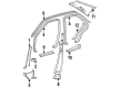Diagram for Mercedes-Benz 600SEL Pillar Panels - 140-690-09-25-9B00