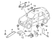Diagram for Mercedes-Benz GL320 Airbag - 164-860-11-05