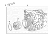 Diagram for Mercedes-Benz CLA250 Alternator Pulley - 270-155-03-15