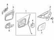 Diagram for Mercedes-Benz CLA250 Car Mirror - 117-810-21-00