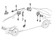 Diagram for Mercedes-Benz 600SEC Seat Switch - 140-800-05-78
