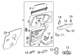 Diagram for Mercedes-Benz GLC63 AMG Armrest - 205-730-02-01-1C88