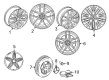 Diagram for Mercedes-Benz E450 Alloy Wheels - 253-401-49-00-7X23