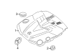 Diagram for Mercedes-Benz ML320 Engine Cover - 642-010-53-67