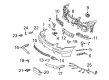 Diagram for Mercedes-Benz C230 Bumper Cover - 203-885-48-25