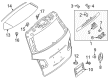 Diagram for Mercedes-Benz B250e Emblem - 246-817-00-16