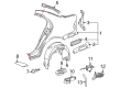 Diagram for Mercedes-Benz CLS500 Wheelhouse - 219-690-08-30
