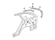 Diagram for Mercedes-Benz C320 Pillar Panels - 203-690-20-25-8H67
