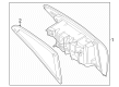 Diagram for Mercedes-Benz GLE53 AMG SUV Back Up Light - 167-906-70-10