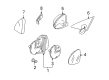 Diagram for Mercedes-Benz CL550 Car Mirror - 216-810-01-76