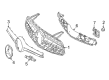 Diagram for Mercedes-Benz SL63 AMG Emblem - 231-817-20-00