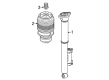 Diagram for Mercedes-Benz C350e Strut Housing - 205-320-76-00