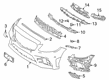 Diagram for Mercedes-Benz C300 Bumper Cover - 205-880-91-02-9999