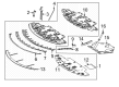 Diagram for Mercedes-Benz AMG GT Black Series Air Duct - 190-500-15-01
