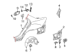 Diagram for Mercedes-Benz C280 Wheelhouse - 203-698-15-30