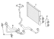 Diagram for Mercedes-Benz CLS63 AMG Transmission Oil Cooler Hose - 211-270-95-96