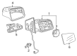 Diagram for Mercedes-Benz B250e Car Mirror - 246-810-02-00