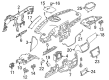 Diagram for Mercedes-Benz ML250 Instrument Cluster - 166-680-04-87-9H15