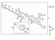 Diagram for Mercedes-Benz EQB 250+ Rack And Pinion - 247-460-73-02
