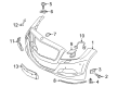 Diagram for Mercedes-Benz CLS550 Bumper Cover - 218-885-07-25-9999